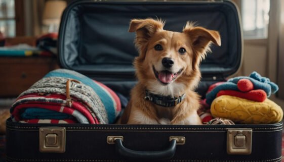 Leonardo_Kino_XL_A_cheerful_dog_sitting_inside_an_open_suitcas_3