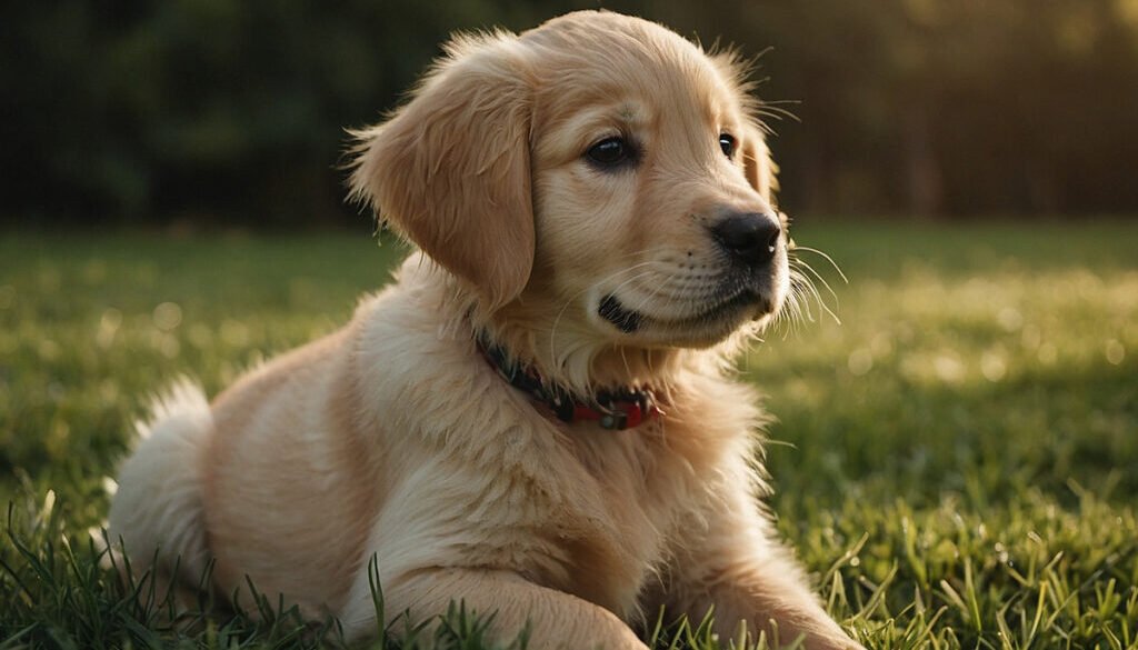 Golden retriever puppy
