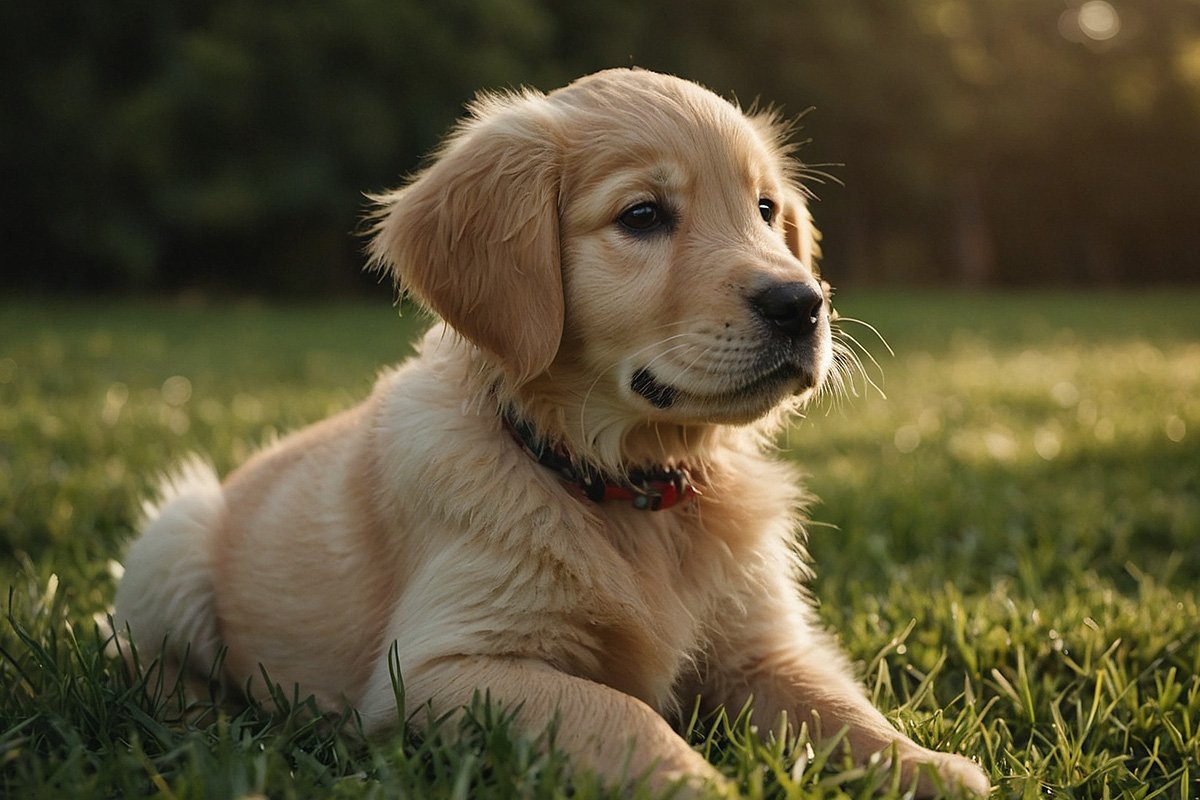 Golden retriever puppy Golden retriever puppy