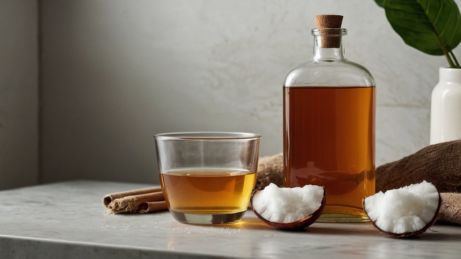 Leonardo_Kino_XL_A_simple_image_featuring_common_home_remedy_i_0 Apple cider coconut